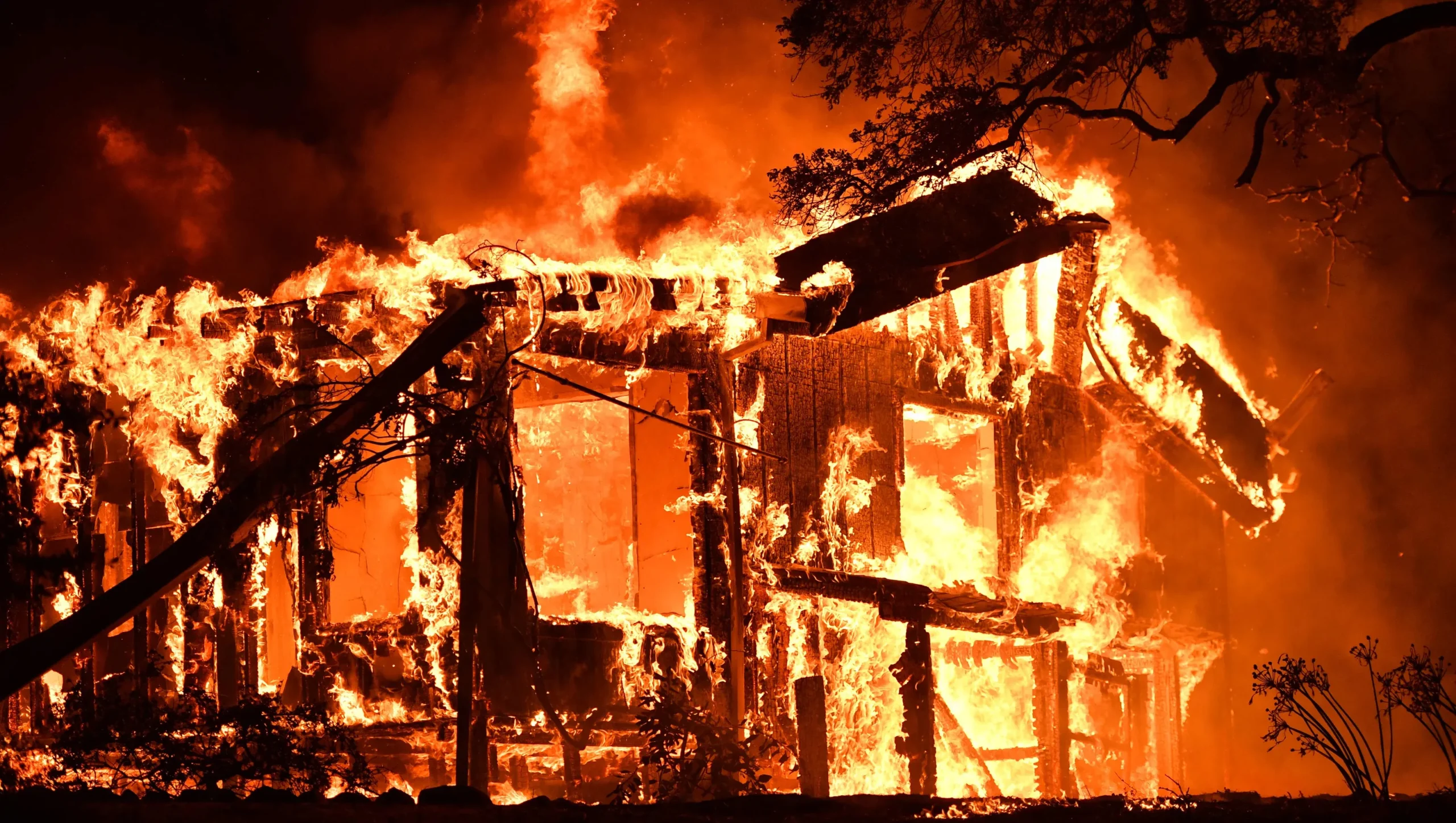 Wildfires in Sonoma, California